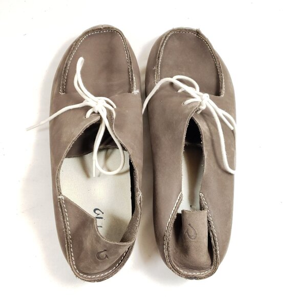 Olukai Men's Size 13 Brown Leather Casual Loafers - Picture 7 of 9